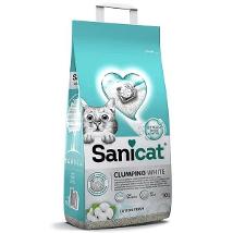 Sanicat Duo White 10L Agglomerante Bianca Cotton Fresh 10Lt Clumping White Cotton Fresh New