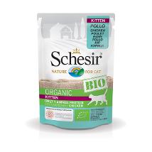 Schesir Bio Cat Kitten Pollo Bs 85Gr 450