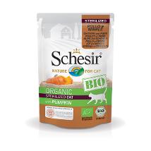Schesir Bio Cat Sterilized Pollo Maiale Zucca Bs 85Gr 475