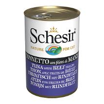 Schesir Cat 140Gr Tonnetto Manzo Filetti - In Gelatina 2701 Minsan 971080130