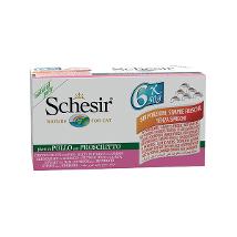 Schesir Cat 6X50Gr Pollo Filetti Prosciutto - In Gelatina 109 Minsan 971079241