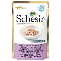 Schesir Cat Bs 50Gr Tonnetto  Pollo Prosciutto In Gelatina 3205 Minsan 971080674