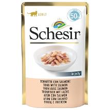 Schesir Cat Bs 50Gr Tonnetto  Salmone In Gelatina 3203 Minsan 971080510