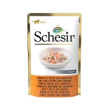 Schesir Cat Bs 85Gr Tonnetto Pollo E Gamberetti  - In Gelatina 01070110 New