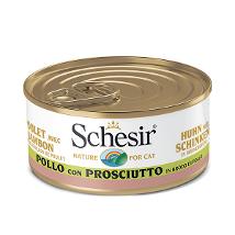 Schesir Cat In Brodo Pollo Prosciutto 70Gr - Fascia Verde 7546 Minsan 9710797222