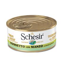 Schesir Cat In Brodo Tonnetto Manzo 70Gr - Fascia Verde 7527 Minsan 971080282