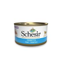 Schesir Cat Tonnetto Al Naturale 85Gr - In Acqua Di Cottura Fascia Grigia 7168 Minsan 971080039