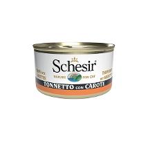 Schesir Cat Tonnetto E Carote 85Gr - Filetti In Jelly  Specialita Di Mare