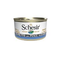 Schesir Cat Tonnetto E Pesce Azzurro 85Gr - Filetti In Jelly  Specialita Di Mare