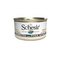 Schesir Cat Tonnetto E Pesce Bianco 85Gr - Filetti In Jelly  Specialita Di Mare