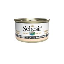 Schesir Cat Tonnetto E Salmone 85Gr - Filetti In Jelly  Specialita Di Mare