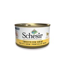 Schesir Cat Tonnetto Surimi 85Gr - In Gelatina Fascia Nera 7136 Minsan 971080597
