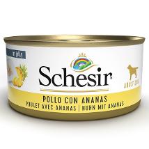 Schesir Dog 150Gr Pollo Filetti Ananas - Pezzi Frutta 7371 Minsan 971079090