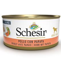 Schesir Dog 150Gr Pollo Filetti Papaya - Pezzi Frutta 7370 Minsan 971079203