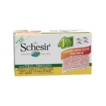 Schesir Dog 4X85 Pollo Filetti  Prosciutto  - In Gelatina 609 Minsan 971079304