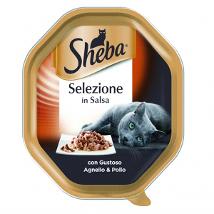 Sheba Flexi Selezioni In Salsa Con Agnello E Pollo Gustoso 85Gr  363176 New