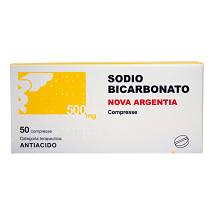 SODIO BICARBONATO NOVA ARGENTIA 500 mg compresse (50 cpr)