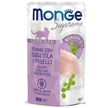 Supreme Sterilised Adult Pezzetti di Tonno con Sogiola e Piselli