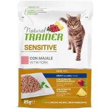 Tra Cat Nat Sensitive Um Busta Maiale (Pork) 85Gr Bocconcini In Salsa