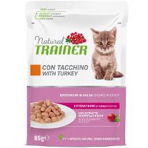 Tra Cat Nat Um Busta Kitten&Young Tacchino (Turkey) 85Gr Bocconcini In Salsa