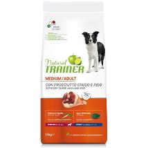 TRAINER NATURAL PER CANI MEDIUM ADULT CON PROSCIUTTO CRUDO E RISO SACCO 12 KG