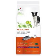 TRAINER NATURAL PER CANI MEDIUM ADULT CON TONNO E RISO ALGA SACCO 12 KG
