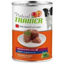 TRAINER NATURAL PER CANI MEDIUM MAXI ADULT CON MANZO E RISO LATTINA 400 G