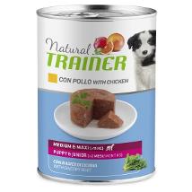TRAINER NATURAL PER CANI MEDIUM MAXI PUPPY CON POLLO LATTINA 400 G