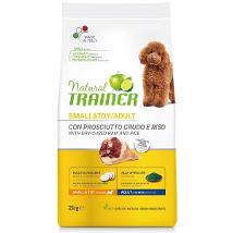 TRAINER NATURAL PER CANI SMALL TOY ADULT CON PROSCIUTTO CRUDO E RISO SACCO 800 G