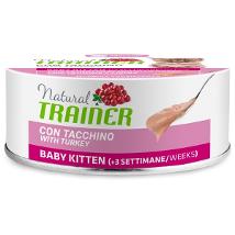 TRAINER NATURAL PER GATTI BABY KITTEN CON TACCHINO LATTINA 80 G