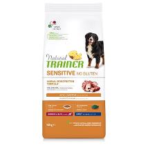 TRAINER NATURAL SENSITIVE NO GLUTEN PER CANI MEDIUM MAXI CON ANATRA 3 KG