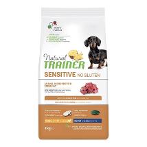 TRAINER NATURAL SENSITIVE NO GLUTEN PER CANI MINI CON AGNELLO SACCO 2 KG