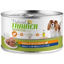 TRAINER NATURAL SENSITIVE PLUS NO GLUTEN PER CANI ADULT SMALL TOY CONIGLIO E RISO LATTINA 150 G