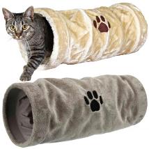 Tunnel Gioco Peluche ?22X60Cm Beige Tx42981