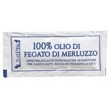 UNIPRO OLIO DI MERLUZZO 100%  10ML CANE E GATTO APPETIZZANTE INTEGRATORE ALIMENTARE