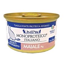 UNIPRO PER CANI ADULT CON MAIALE UNICAMENTE BARATTOLO 85 G