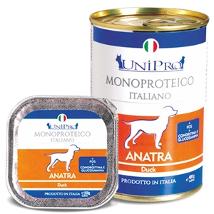 UNIPRO PER CANI CON ANATRA UNICAMENTE BARATTOLO 400 G