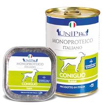 UNIPRO PER CANI CON CONIGLIO UNICAMENTE VASCHETTA 150 G