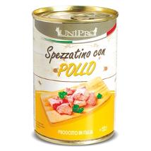 UNIPRO PER CANI CON SPEZZATINO DI POLLO BARATTOLO 400 G