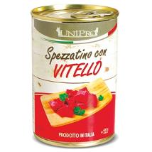 UNIPRO PER CANI CON VITELLO SPEZZATINO BARATTOLO 400 G