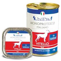 UNIPRO PER CANI CON VITELLO UNICAMENTE BARATTOLO 400 G