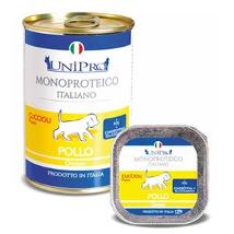 UNIPRO PER CANI PUPPY CON POLLO UNICAMENTE VASCHETTA 150 G