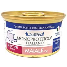 UNIPRO PER GATTI KITTEN CON MAIALE UNICAMENTE 85 G