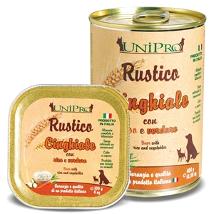 UNIPRO RUSTICO PER CANI CON CINGHIALE RISO VERDURE BARATTOLO 400 G