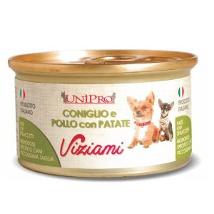 UNIPRO VIZIAMI PER CANI CON  CONIGLIO POLLO E PATATE BARATTOLO 85 G