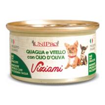 UNIPRO VIZIAMI PER CANI CON QUAGLIA VITELLO OLIO D'OLIVA 85 G