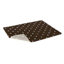 Vetbed Tappeto Antiscivolo Tg L Brown With Blue Dots Cm 150X100 Petlife