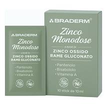ZINCO MONODOSE 10STICK BRADERM