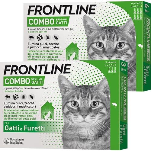 Frontline Combo Gatti 3 Pipette Ml.0,5 Minsan 103647032 - Alterfarma