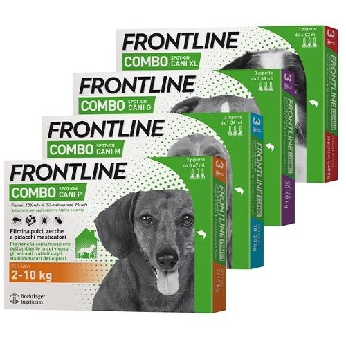Frontline Combo Cani Kg.40-60 3 Pipette Ml.4,02 Minsan 103655116